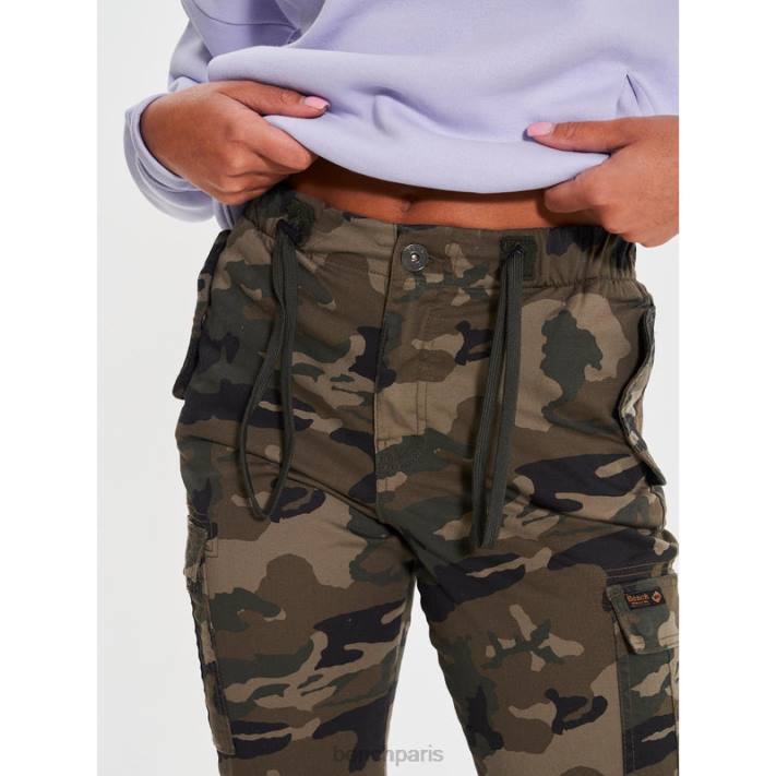 Bench femmes camouflage pantalon cargo kanako 40ND128