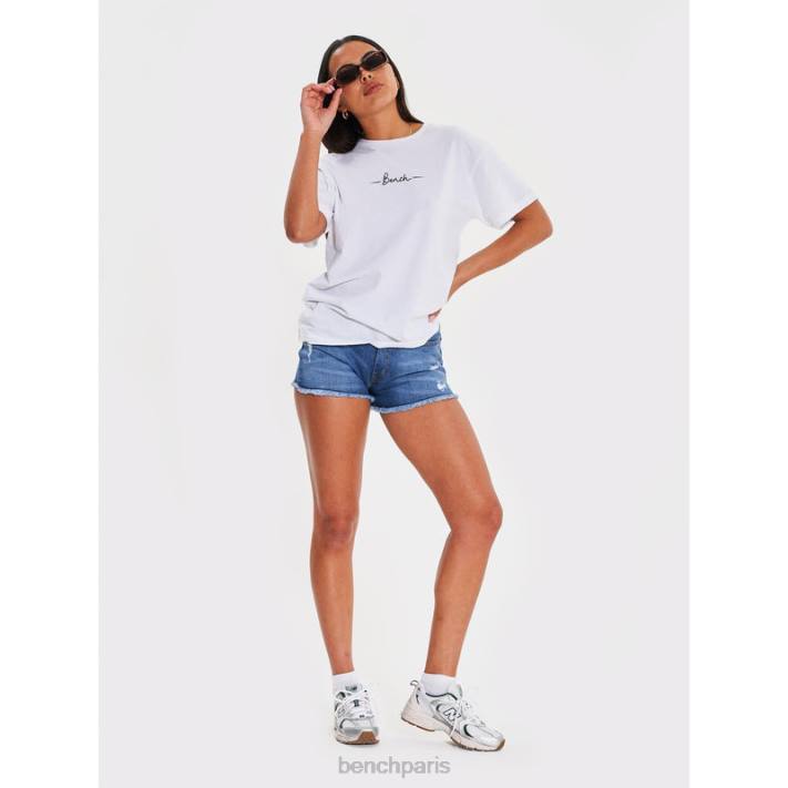 Bench femmes bleu moyen short en jean lena 40ND135