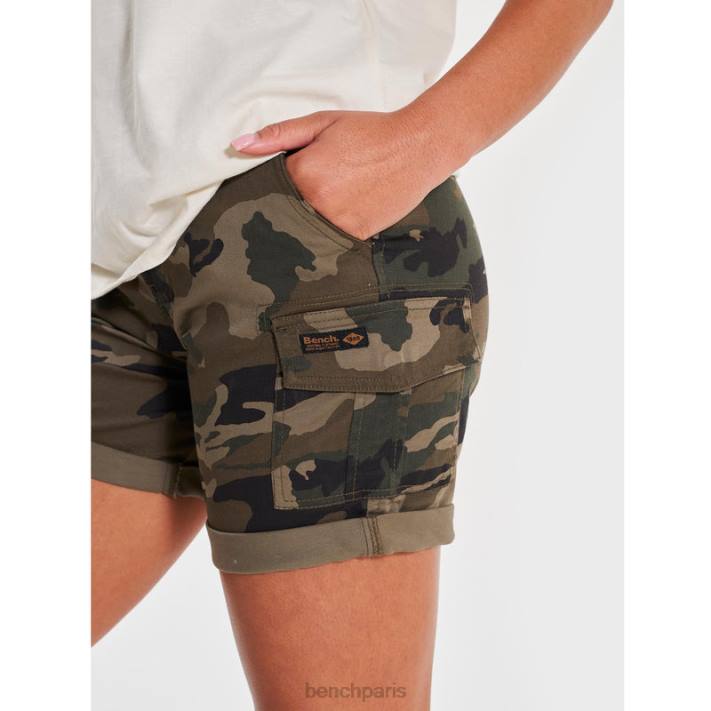 Bench femmes camouflage short de combat ashline 40ND132