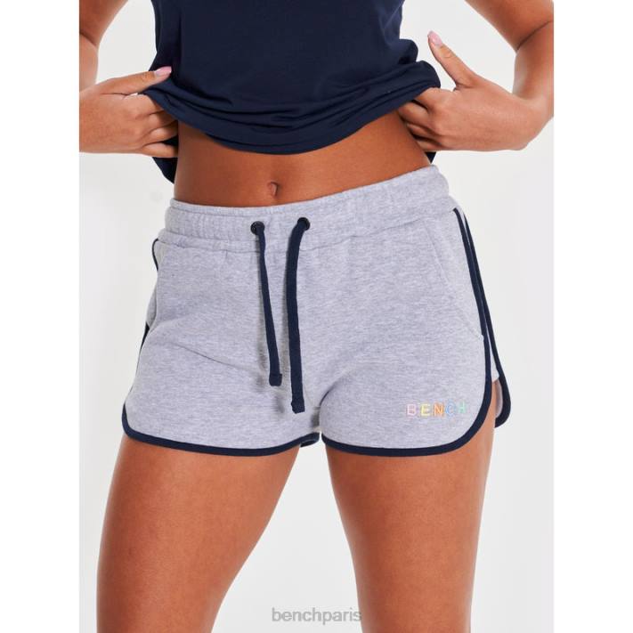 Bench femmes gris chiné short polaire starling 40ND139