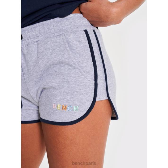 Bench femmes gris chiné short polaire starling 40ND139