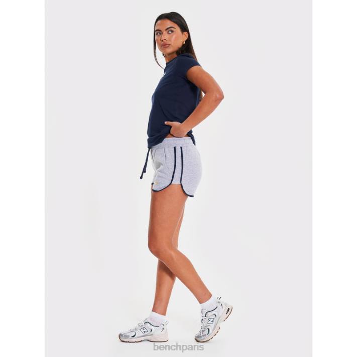 Bench femmes gris chiné short polaire starling 40ND139