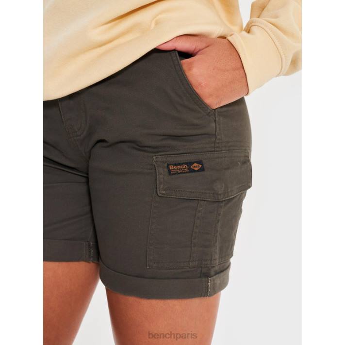 Bench femmes kaki short de combat ashline 40ND134