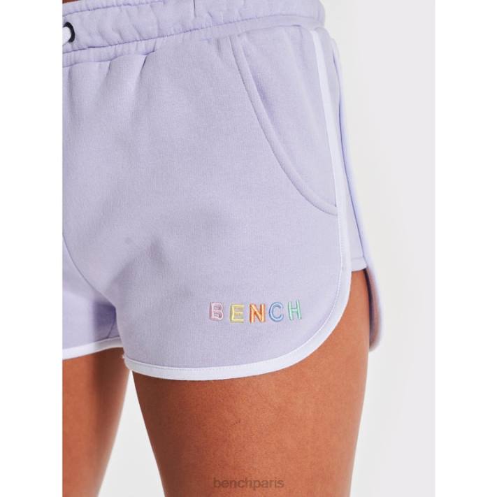 Bench femmes lilas short polaire starling 40ND136