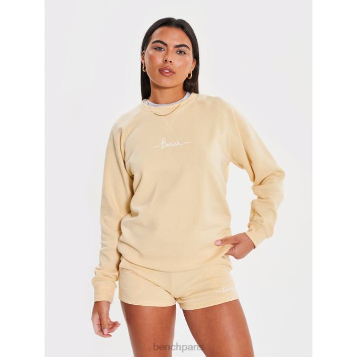 Bench femmes beurre sweat lolia crew 40ND115