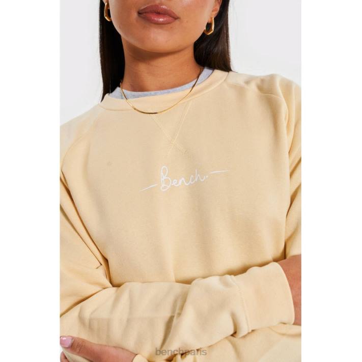 Bench femmes beurre sweat lolia crew 40ND115