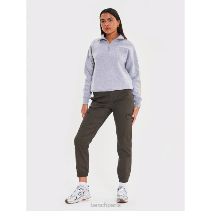 Bench femmes gris chiné entonnoir de sudation jobelle qtr 40ND102