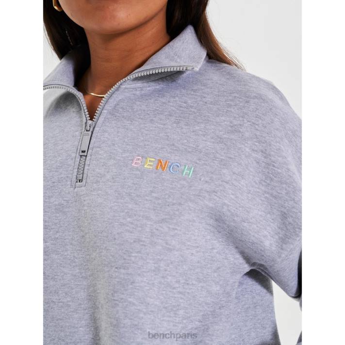 Bench femmes gris chiné entonnoir de sudation jobelle qtr 40ND102