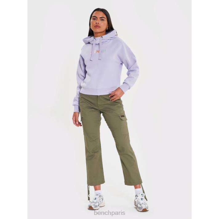 Bench femmes lilas sweat à capuche emaline 40ND106