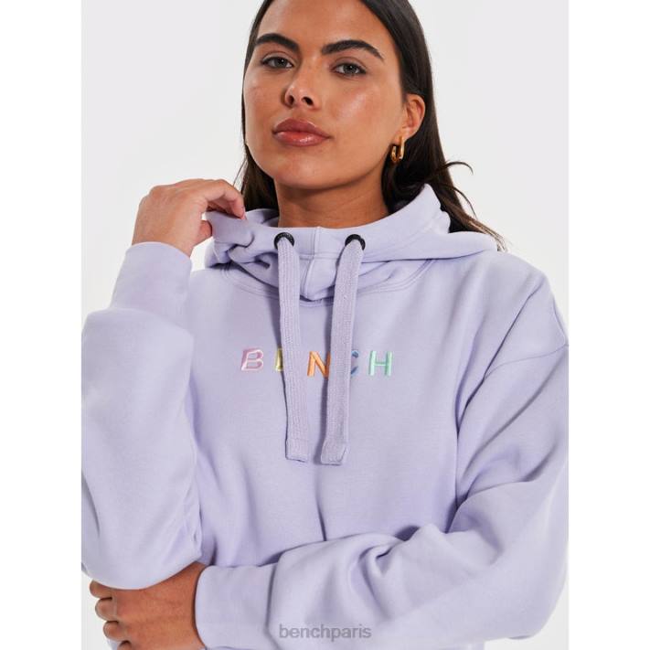 Bench femmes lilas sweat à capuche emaline 40ND106