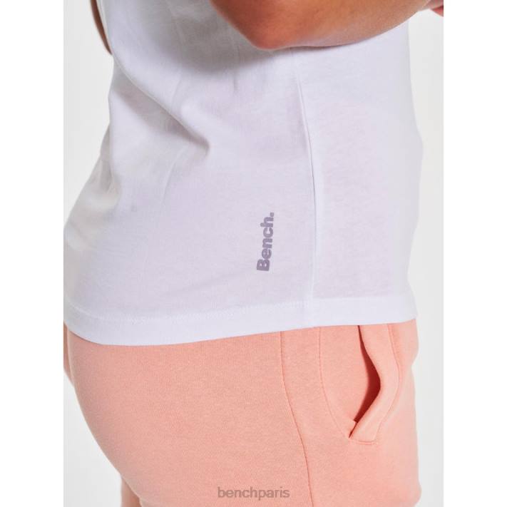 Bench femmes blanc t-shirt galellea 40ND91