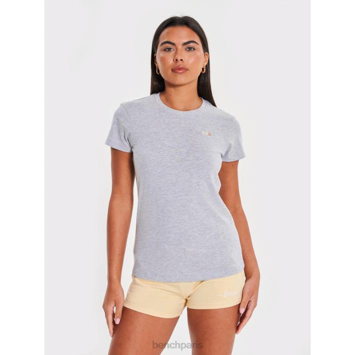 Bench femmes gris chiné t-shirt thalassa 40ND93