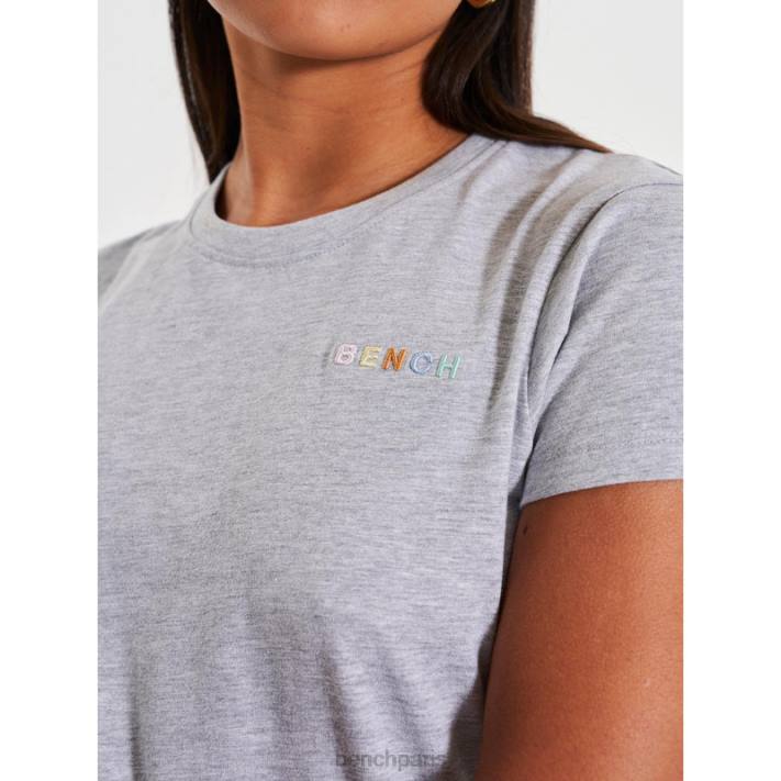 Bench femmes gris chiné t-shirt thalassa 40ND93