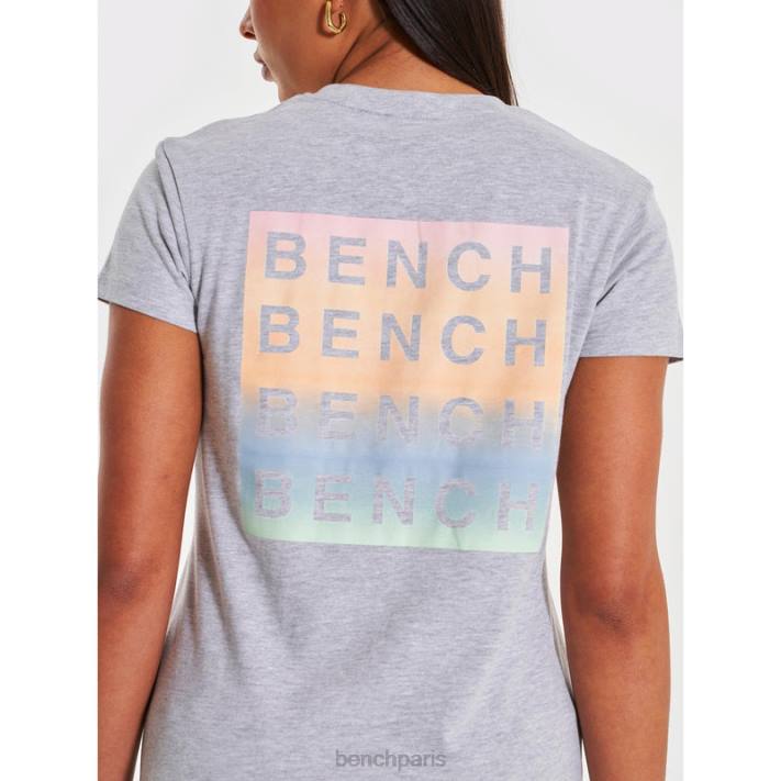 Bench femmes gris chiné t-shirt thalassa 40ND93