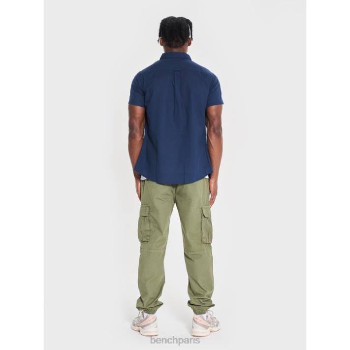Bench Hommes marine chemise à manches courtes bowdon 40ND27