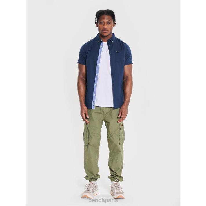 Bench Hommes marine chemise à manches courtes bowdon 40ND27