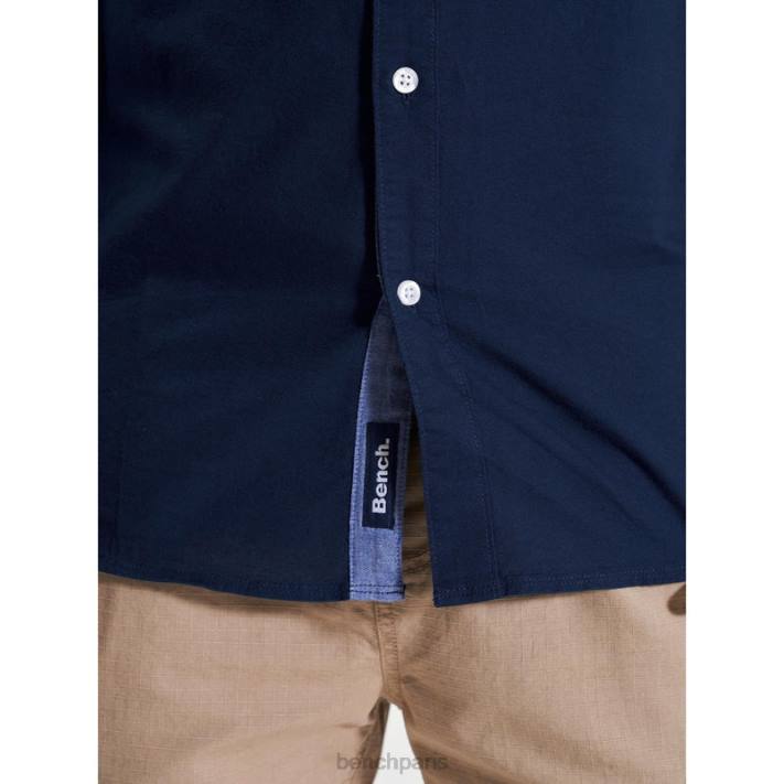 Bench Hommes marine chemise oxford à manches longues 40ND24