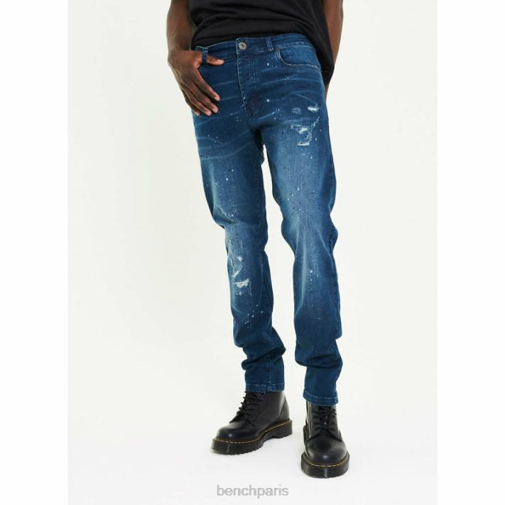 Bench Hommes bleu moyen aw-003 jean slim 40ND87