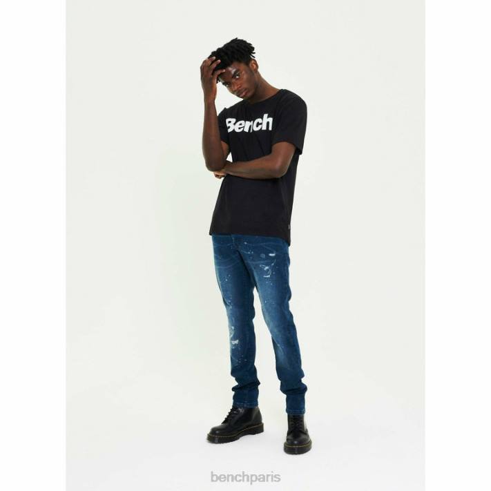 Bench Hommes bleu moyen aw-003 jean slim 40ND87