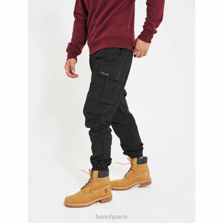 Bench Hommes noir pantalon cargo devvie 40ND57