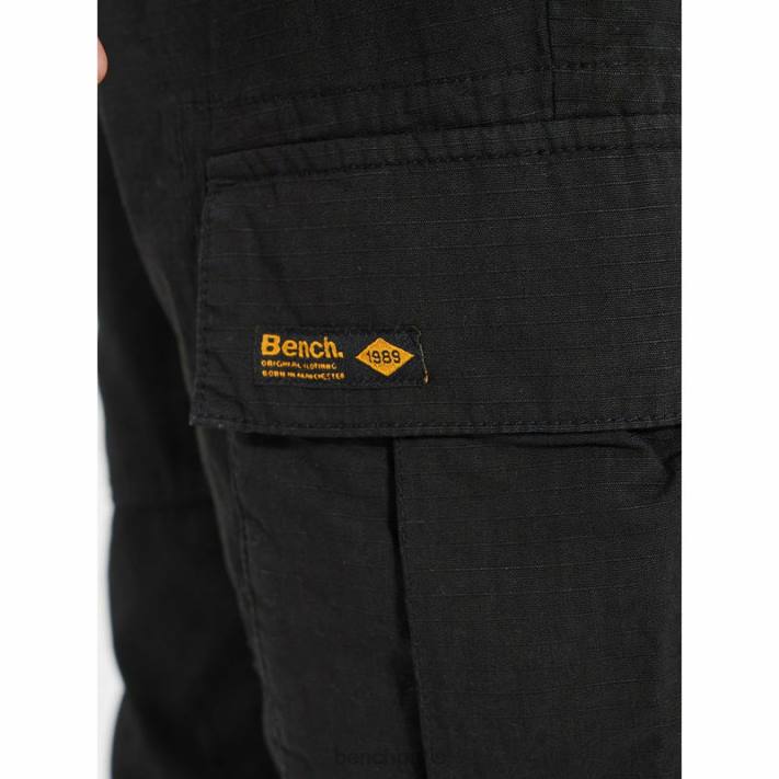 Bench Hommes noir pantalon cargo devvie 40ND57