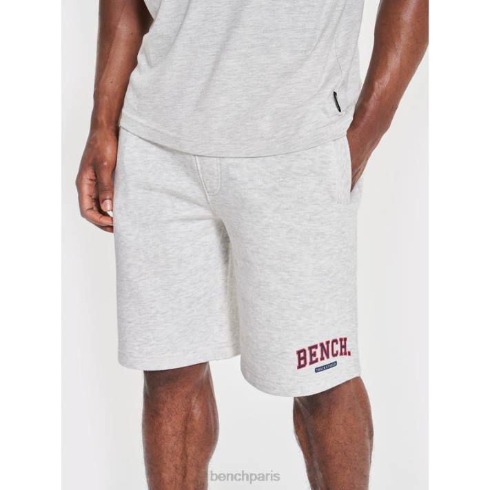Bench Hommes écru chiné short polaire raldo 40ND50