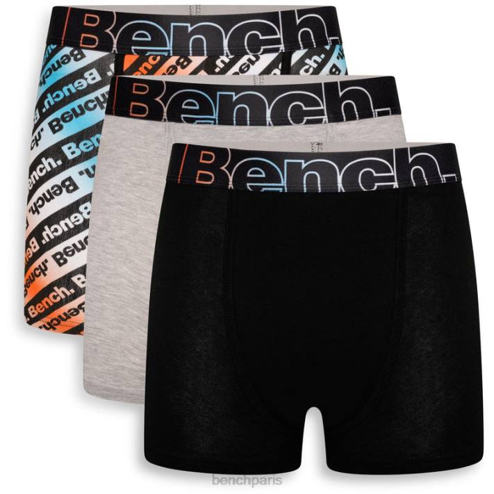 Bench Hommes assorti lot de 3 boxers Segal 40ND76 40ND76 Bench France Vetements Bench a la mode Une grosse remise chez Bench veste Bench. t shirt Bench. Socks