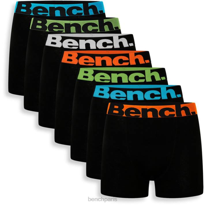 Bench Hommes noir diego lot de 7 boxers 40ND82