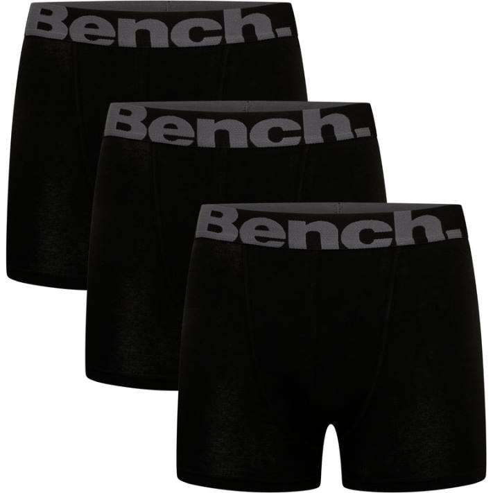 Bench Hommes noir lot de 3 boxers sutton 40ND86