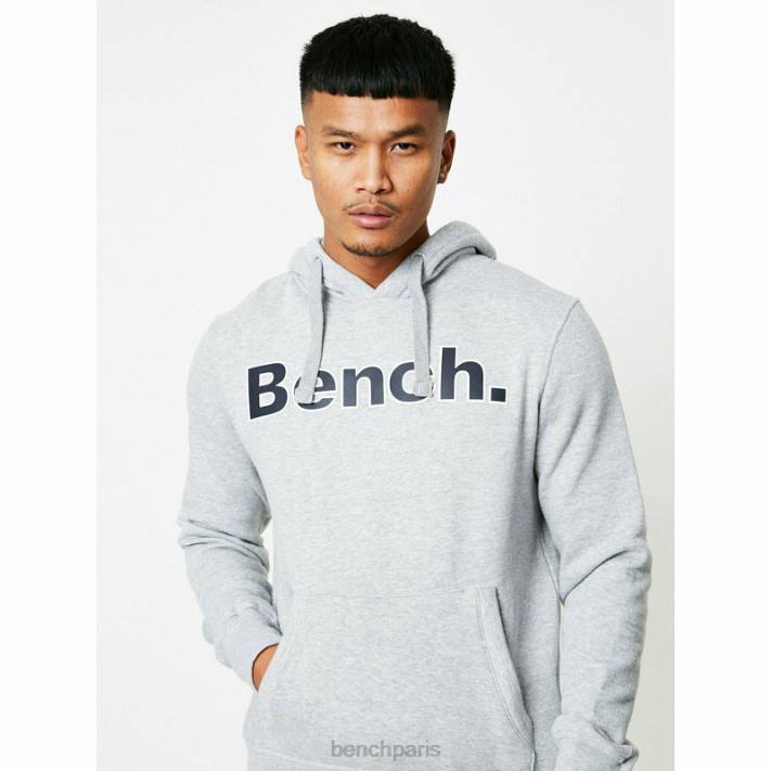 Bench Hommes gris chiné ensemble de survêtement 3 pièces axel 40ND70