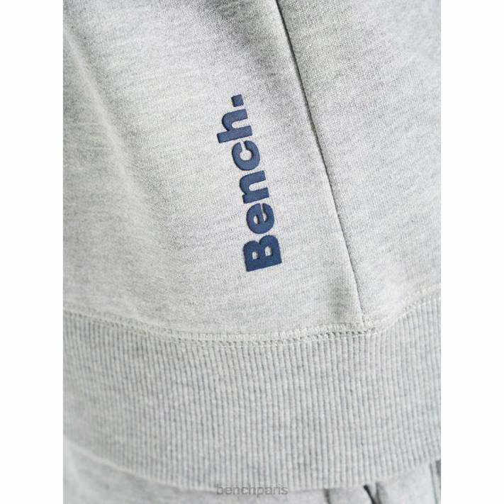 Bench Hommes gris chiné survêtement polaire maillet 2 pièces 40ND67