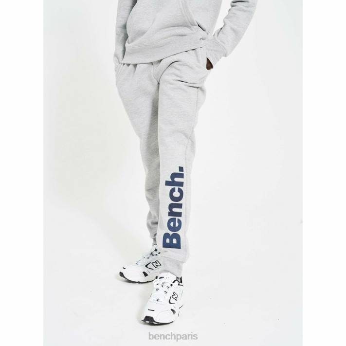 Bench Hommes gris chiné survêtement polaire maillet 2 pièces 40ND67