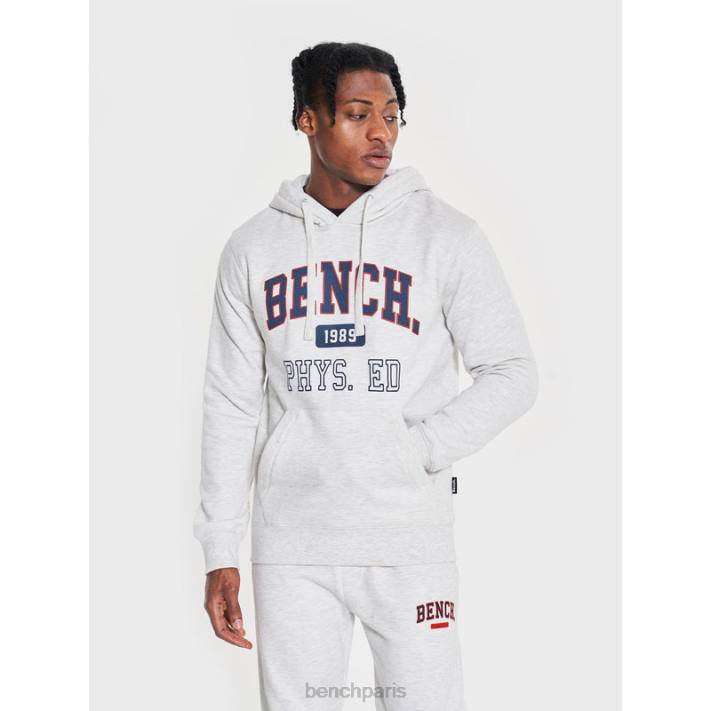 Bench Hommes écru chiné sweat à capuche 40ND36