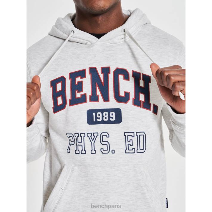 Bench Hommes écru chiné sweat à capuche 40ND36