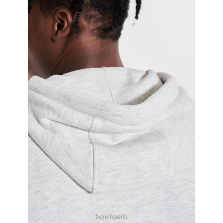 Bench Hommes écru chiné sweat à capuche 40ND36
