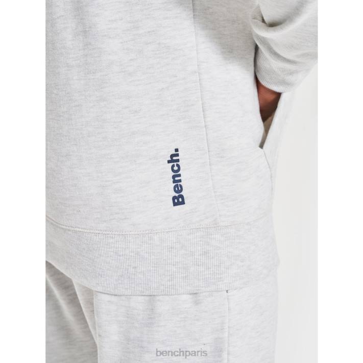 Bench Hommes écru chiné sweat à capuche 40ND36
