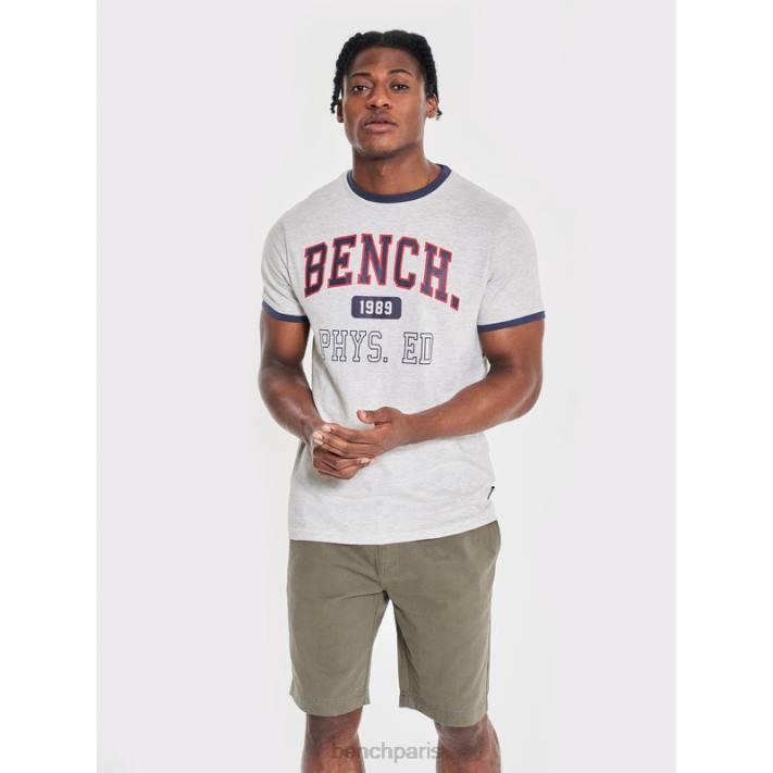 Bench Hommes écru chiné t-shirt sullivan 40ND12