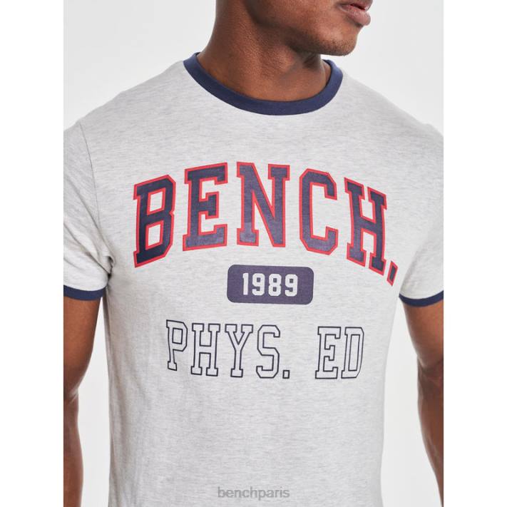 Bench Hommes écru chiné t-shirt sullivan 40ND12