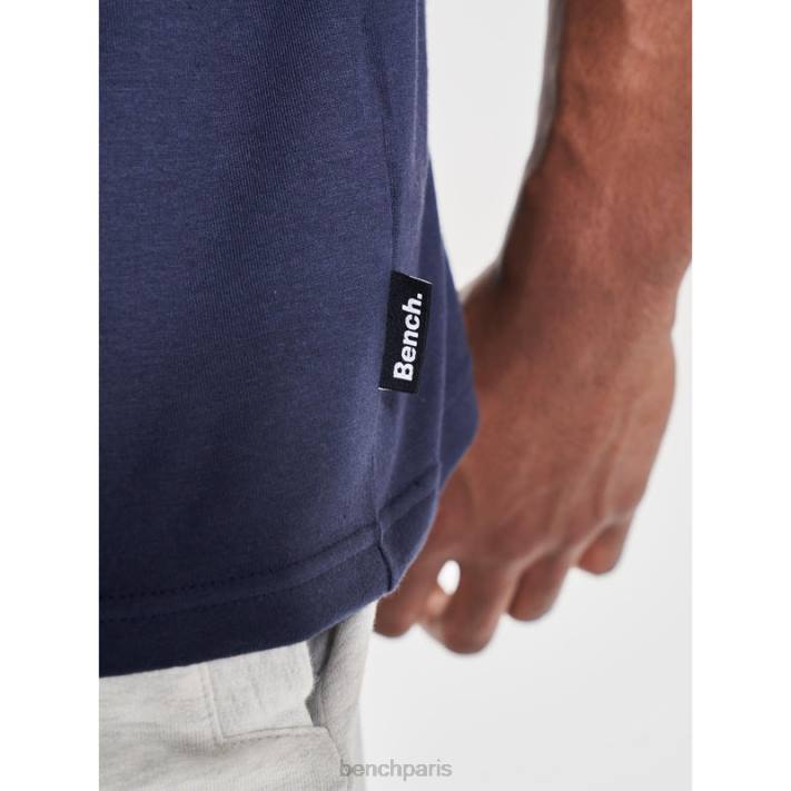 Bench Hommes marine t-shirt hutter 40ND14