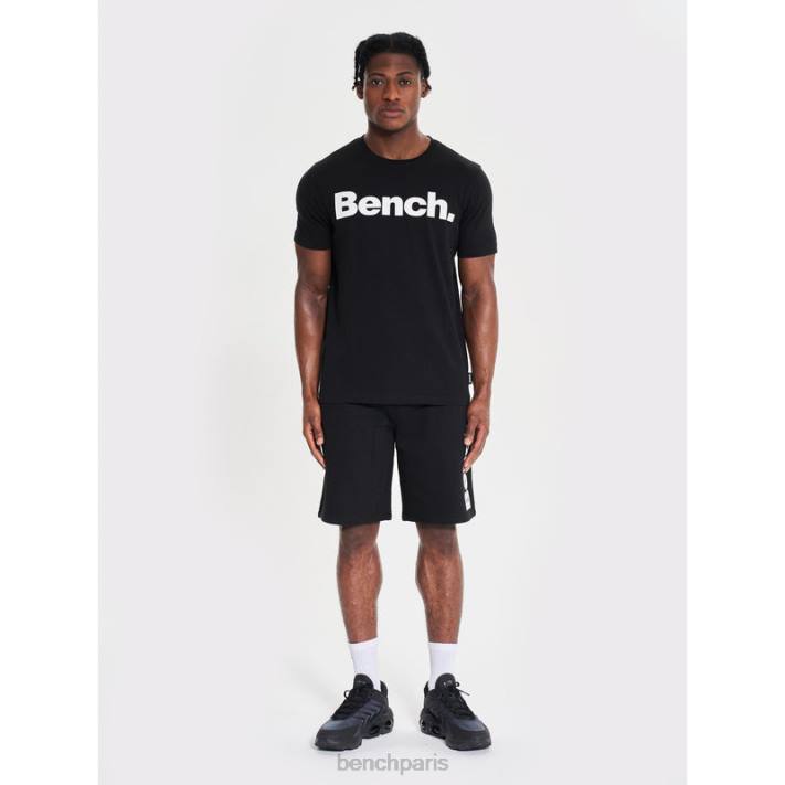 Bench Hommes noir ensemble short et t-shirt niall 40ND65