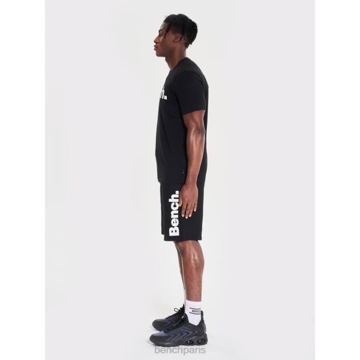 Bench Hommes noir ensemble short et t-shirt niall 40ND65