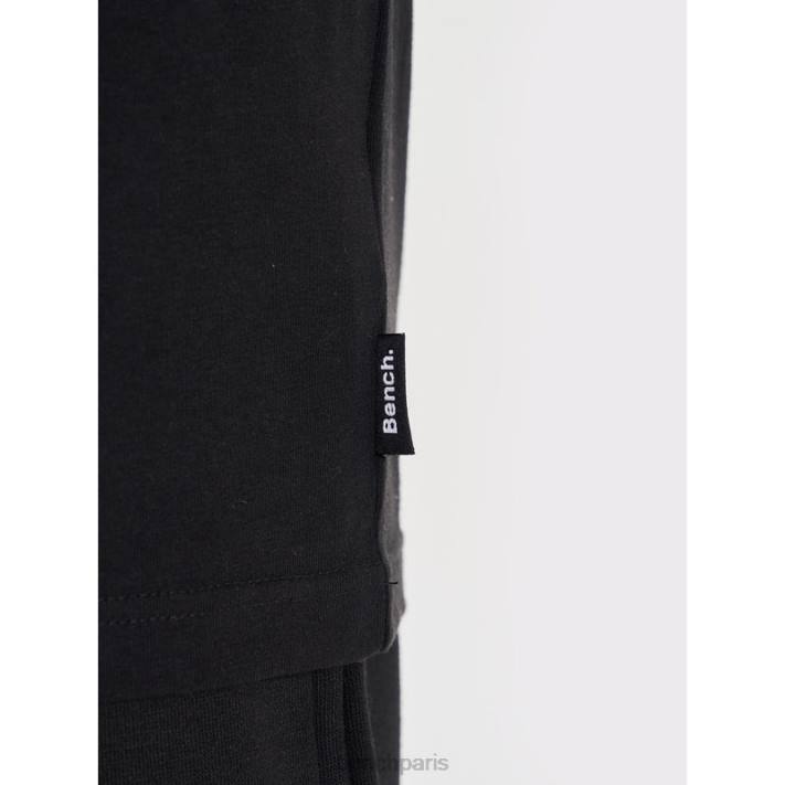 Bench Hommes noir ensemble short et t-shirt niall 40ND65
