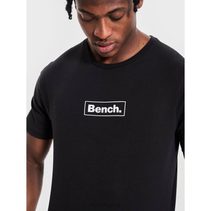 Bench Hommes noir t-shirt durable angus 40ND20