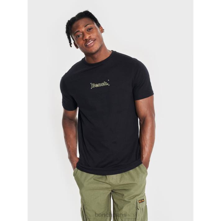 Bench Hommes noir t-shirt jared 40ND17