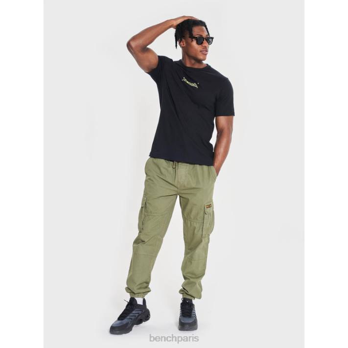 Bench Hommes noir t-shirt jared 40ND17