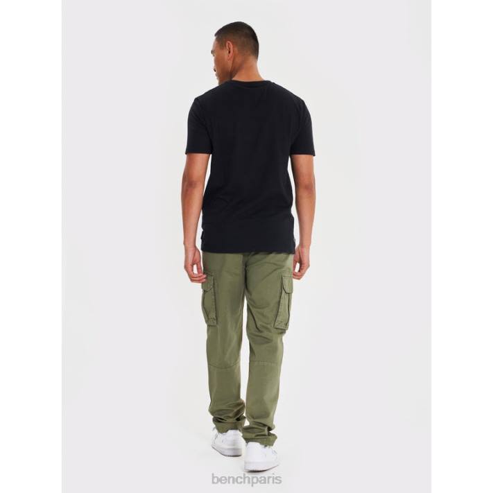 Bench Hommes noir tee shirt thaniel 40ND10